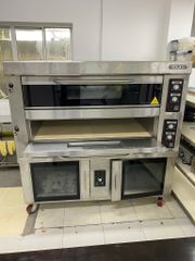 Lò Nướng Điện Kèm Tủ Ủ Bột 2 Tầng 16 Khay Berjaya BJY-2B+16PF-E