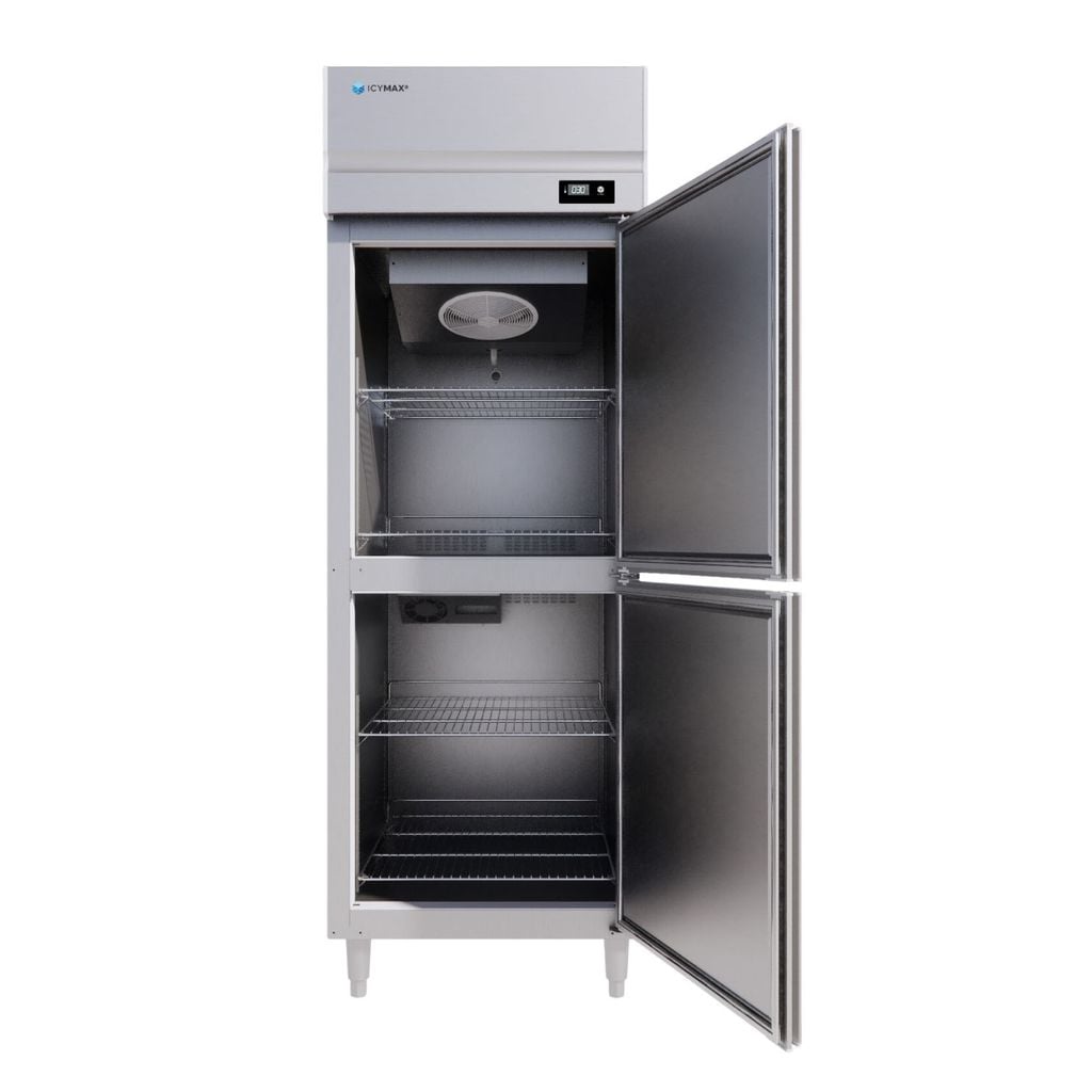 Tủ Đông Đứng ICYMAX 2 Cánh Inox 600L IUF-2S078