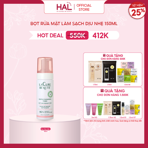 Bọt Rửa Mặt Làm Sạch Dịu Nhẹ Gentle Cleansing Foam