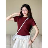  Áo Thun Babytee Phối Ren Gấu, Áo Phông Baby Tee Cổ Tròn Form Vừa Chất Vải Cotton Mùa Hè Thoáng Mát Premium Miho House 