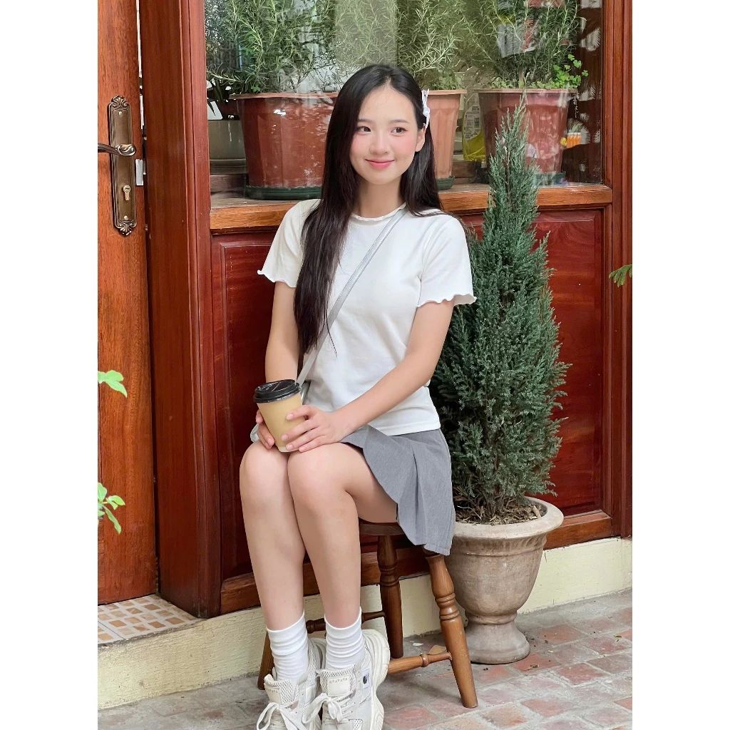  Áo thun babytee cổ bèo sóng Miho House 