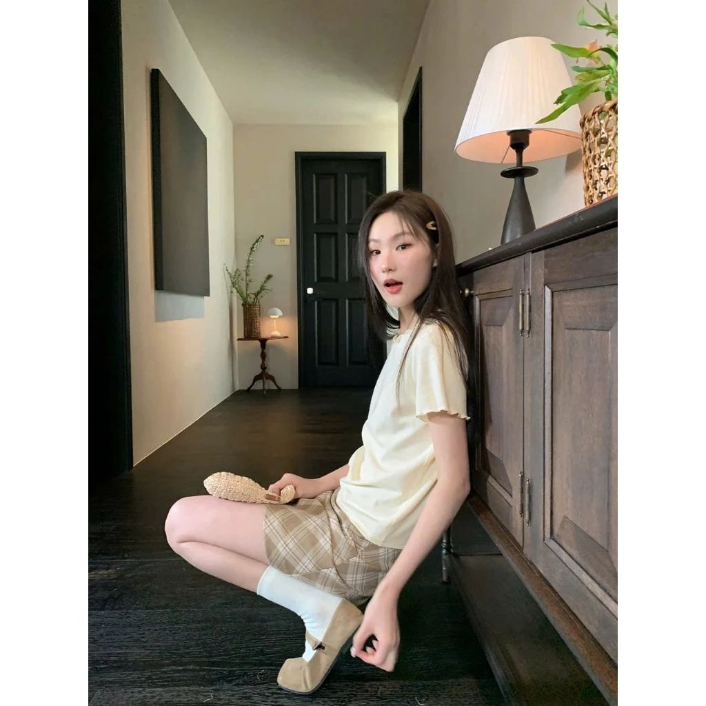  Áo thun babytee cổ bèo sóng Miho House 