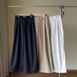  Quần Ống Rộng Kaki, Quần Cạp Cao Dáng Suông Miho House 