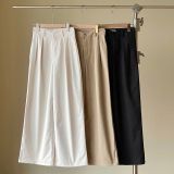  Quần Ống Rộng Kaki, Quần Cạp Cao Dáng Suông Miho House 