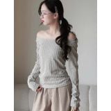  Áo Trễ Vai Tăm Đũa Lông Chất Vải Cotton Co Giãn Miho House 