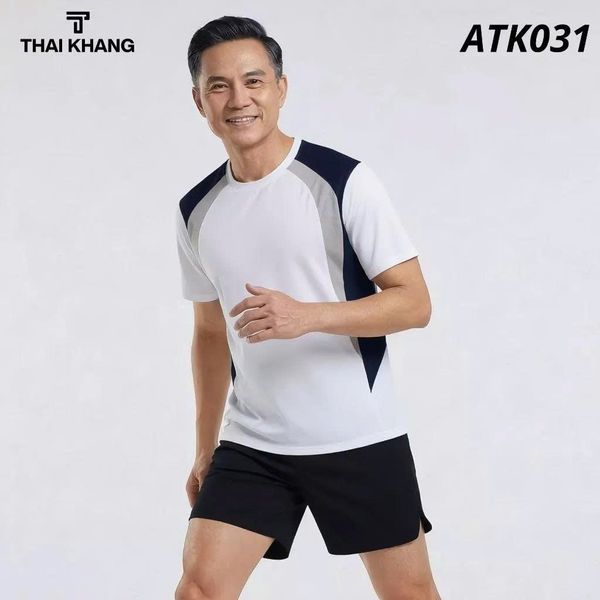 Áo thun nam cổ tròn THÁI KHANG vải thun lạnh ATK03