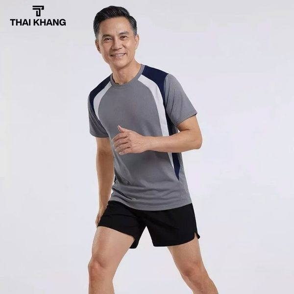 Áo thun nam cổ tròn THÁI KHANG vải thun lạnh ATK03