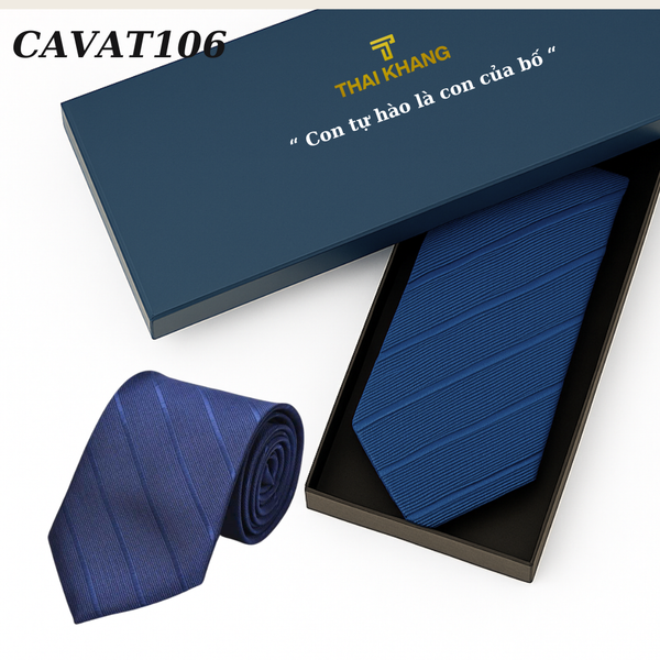 Cà vạt nam Thái Khang họa tiết sang trọng dự tiệc công sở quà tặng