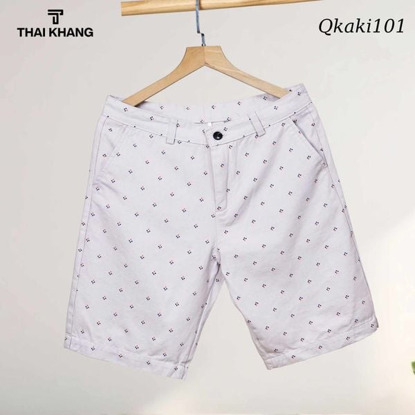 Quần short kaki nam THÁI KHANG vải kaki dày mềm mặc mát QUAN08