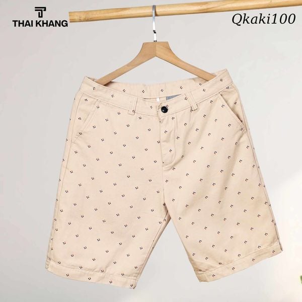 Quần short kaki nam THÁI KHANG vải kaki dày mềm mặc mát QUAN08