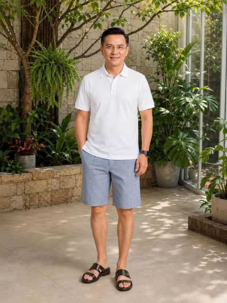 Quần short kaki nam THÁI KHANG vải kaki dày mềm mặc mát QUAN08