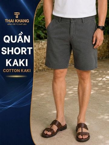 Quần short kaki nam THÁI KHANG QUAN07