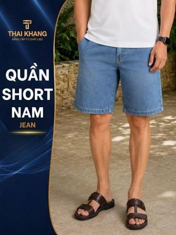 Quần short jean nam trung niên Thái Khang QUAN05