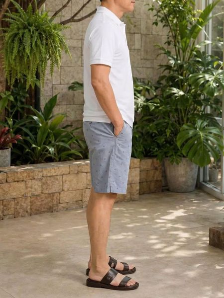 Quần short kaki nam THÁI KHANG vải kaki dày mềm mặc mát QUAN08