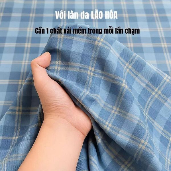 Áo sơ mi nam ngắn tay trung niên THÁI KHANG vải cotton 100% ATK51
