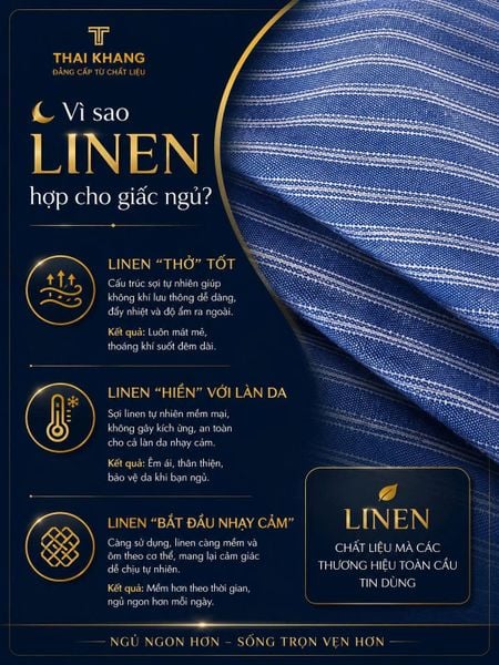 Bộ pijama nam trung niên Thái Khang bộ đồ cho bố mặc nhà vải Linen BO52