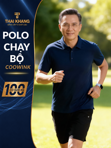 Áo polo nam trung niên Thái Khang vải thun lạnh mặc siêu mát ATK01