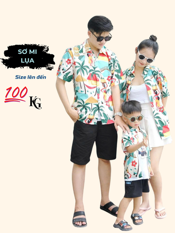 Áo Sơ Mi Thái Khang Họa Tiết Đi Biển Hawaii Unisex – Áo Nhóm Du Lịch, Đi Biển Mùa Hè Form Rộng