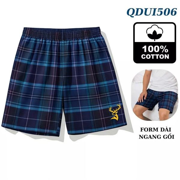 Quần đùi mặc nhà cotton nam Thái Khang
