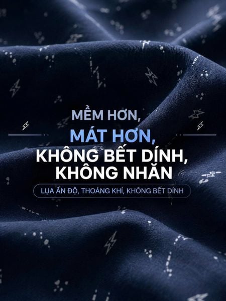Áo sơ mi nam ngắn tay trung niên THÁI KHANG vải lụa ATK15