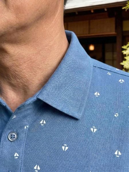 Áo thun nam trung niên họa tiết THÁI KHANG vải cotton ATK09