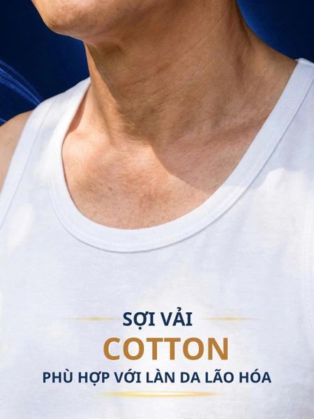 Áo lót nam ba lỗ Thái Khang vải cotton mặc cực mát ATK11