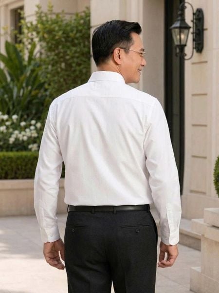 Áo sơ mi nam công sở dài tay cao cấp Thái Khang vải lụa ATK23