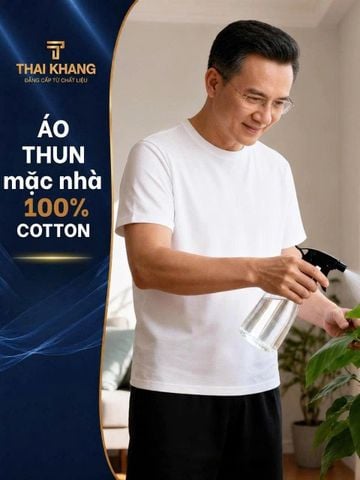 Áo lót nam có tay Thái Khang cotton 100% hồ lạnh ATK24