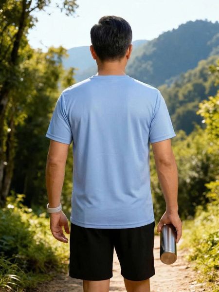 Áo thun nam cổ tròn THÁI KHANG vải thun lạnh ATK03
