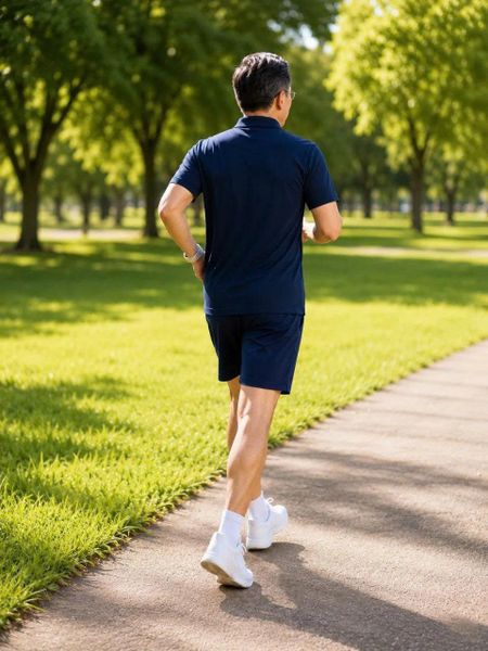 Bộ thể thao nam trung niên Thái Khang chất liệu vải thun lạnh  B01