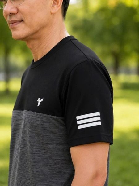 Áo thun thể thao nam cộc tay Thái Khang vải coolwink ATK33