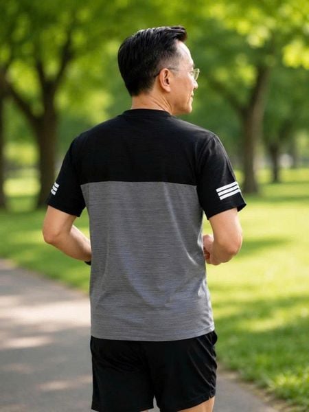 Áo thun thể thao nam cộc tay Thái Khang vải coolwink ATK33