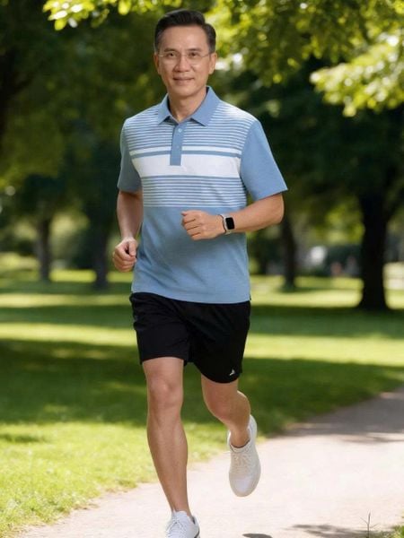 Áo thun polo nam THÁI KHANG vải thun lạnh ATK36