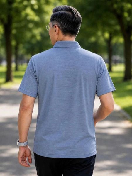 Áo thun polo nam THÁI KHANG vải thun lạnh ATK36