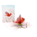  Cardinal Christmas Pop Up Card 