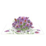  Aster Flowers Pop Up Card 