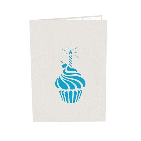  Birthday Cupcake Pop Up Card 