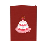  Birthday Cake Pop Up Card 