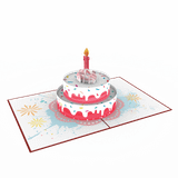  Birthday Cake Pop Up Card 