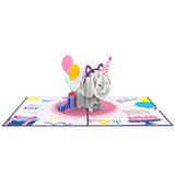  Birthday Dog Pop Up Card 