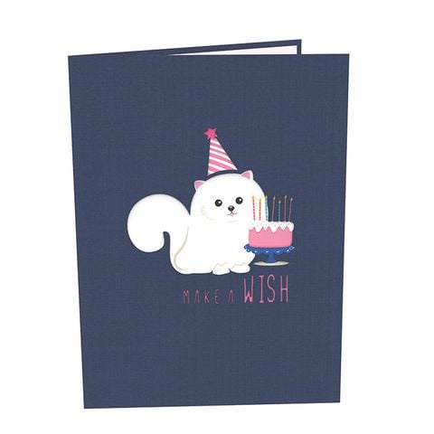  Birthday Dog Pop Up Card 