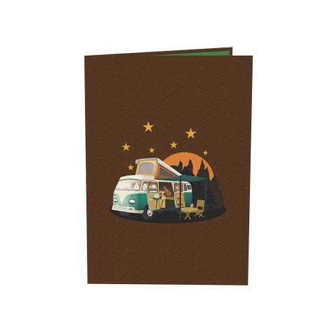  Car Camping Pop Up Card 