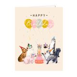  Cats Birthday Pop Up Card 