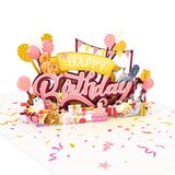  Cats Birthday Pop Up Card 