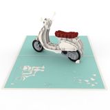  Charming Vespa Pop Up Card 