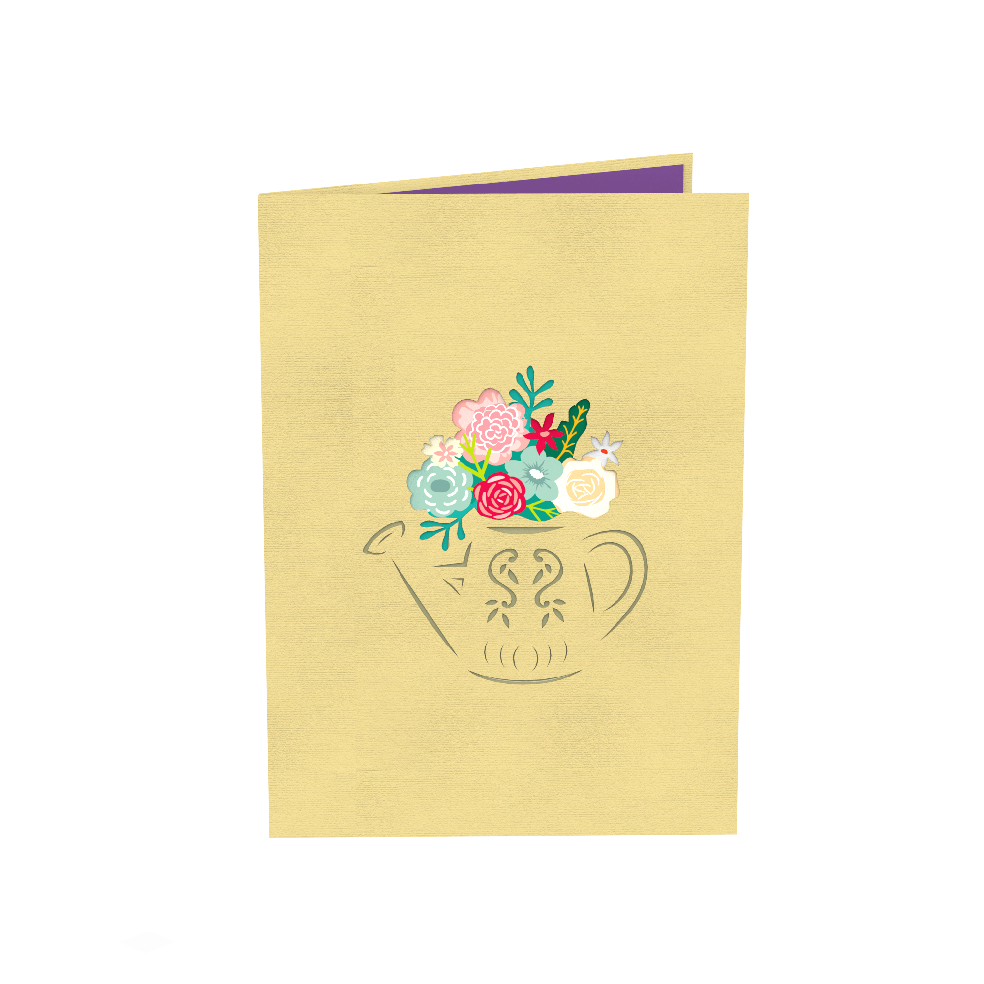  Colorful Flowers Pop Up Card 