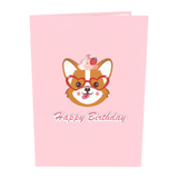  Corgi Cupcake Pop Up Card 