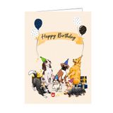  Dogs Birthday Pop Up Card 