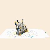  Dogs Birthday Pop Up Card 