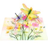  Dragonflies Pop Up Card 